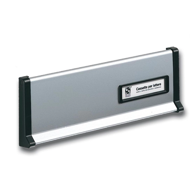 Vendita online Placca lettere piccola in alluminio Silver